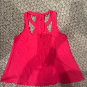 Ruby & Jenna Stylish Fuchsia Sleeveless Top